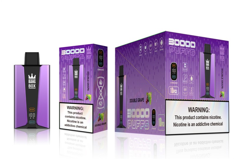 Vape Italia Collemarino - Bang Box Schermo intelligente da 30000 sbuffi doppia uva 00FB685