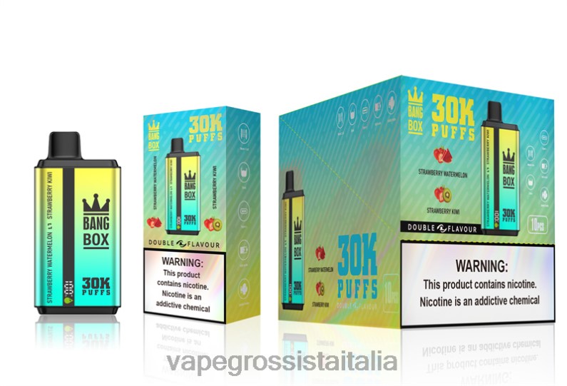 Vape Italia Fano - Bang Box 30000 bignè doppi gusti anguria alla fragola e kiwi alla fragola 00FB664