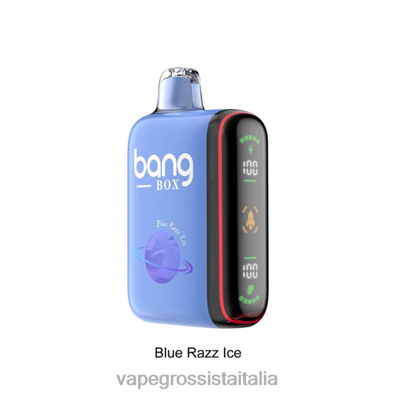 Vape Italia Fano - Bang Box Display di potenza intelligente da 9000-18000 sbuffi ghiaccio blu razz 00FB626