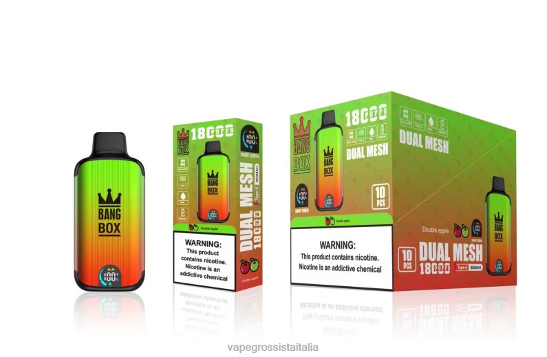 Vape Italia Osimo - Bang Box 18000 sbuffi doppia mela 00FB693