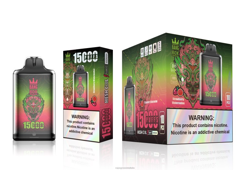 Vape Italia Osimo - Bang Box s1-15000 sbuffi anguria alla fragola 00FB6103