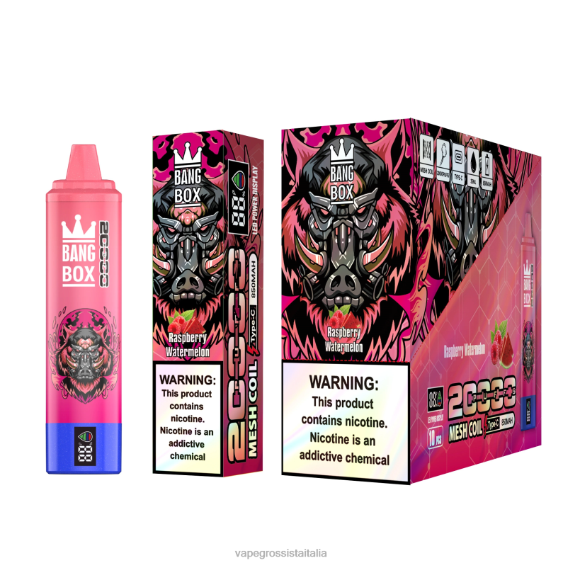 Vape Italia Senigallia - Bang Box 20000 anguria al lampone 00FB653