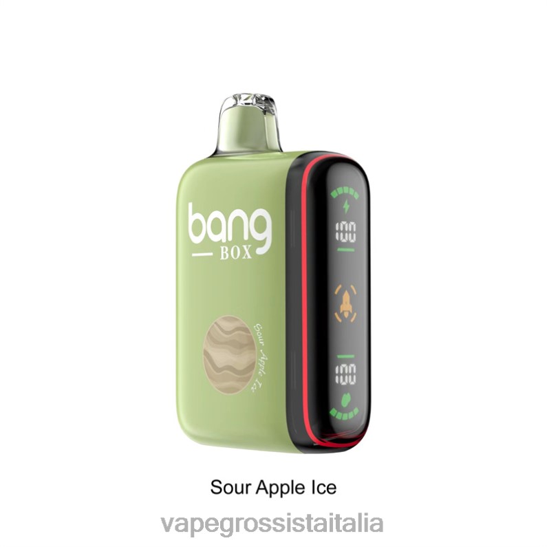 Vape Italia Senigallia - Bang Box Display di potenza intelligente da 9000-18000 sbuffi ghiaccio alla mela acida 00FB628