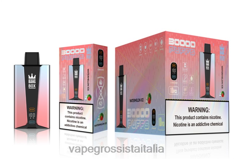 Vape Italia Senigallia - Bang Box Schermo intelligente da 30000 sbuffi ghiaccio di anguria 00FB686