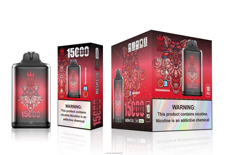 Vape Italia Senigallia - Bang Box s1-15000 sbuffi ghiaccio di anguria 00FB6106