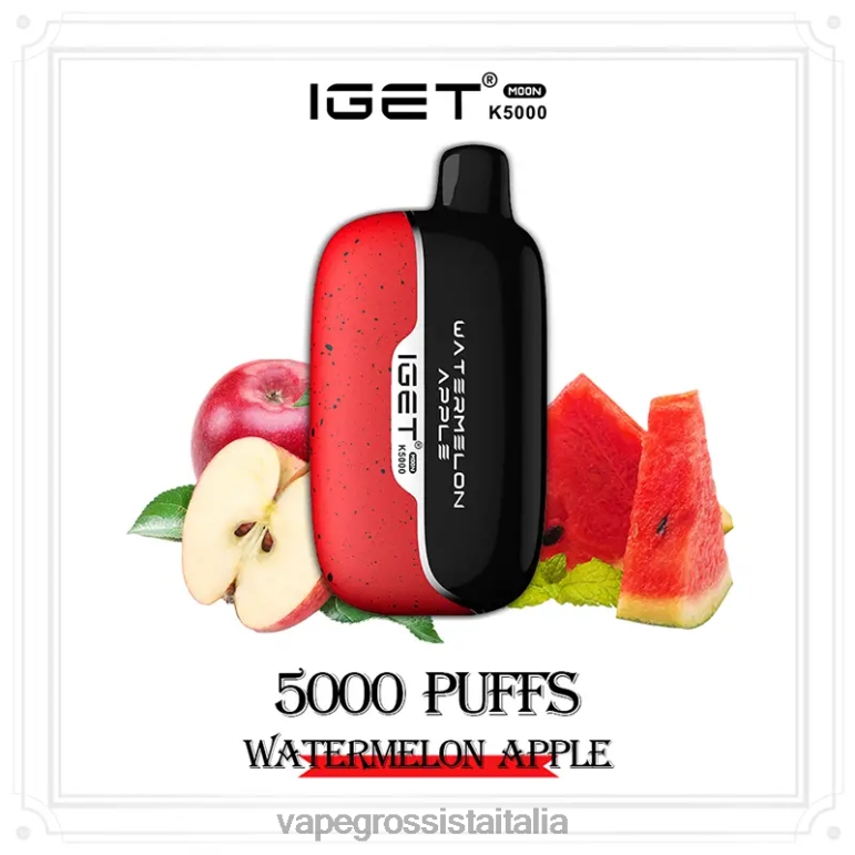 Vape Italia Fano - IGET Moon k5000 4248P6 mela di anguria