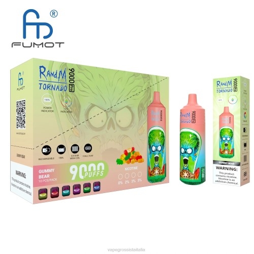 Vape Grossista Italia - monouso V6202 RandM Tornado 9000 5%