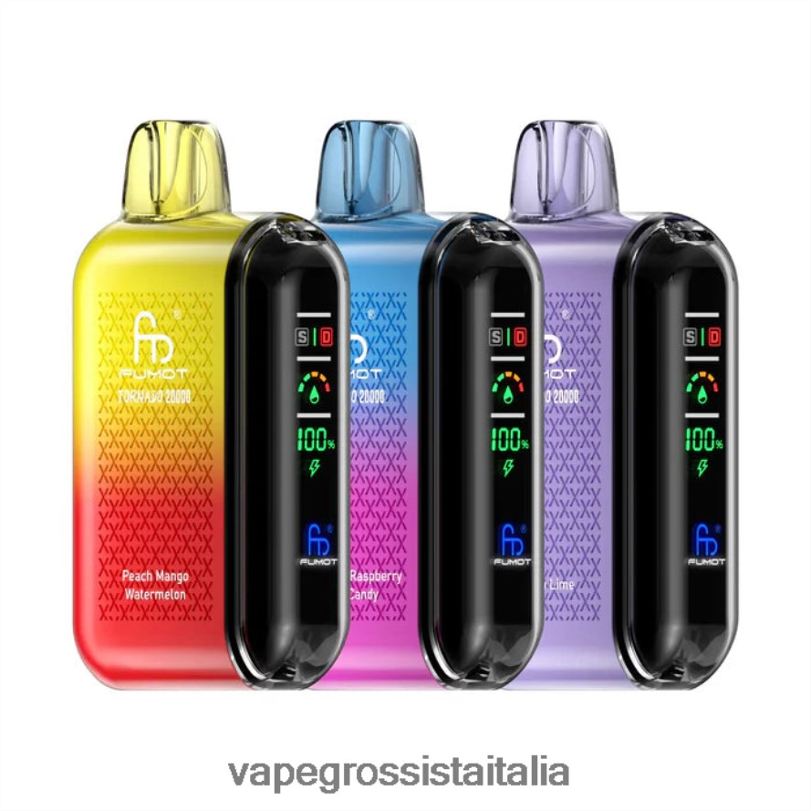 Vape Italia Collemarino - Fumot Tornado 20000 vaporizzatori usa e getta esclusivo R8FRZR17