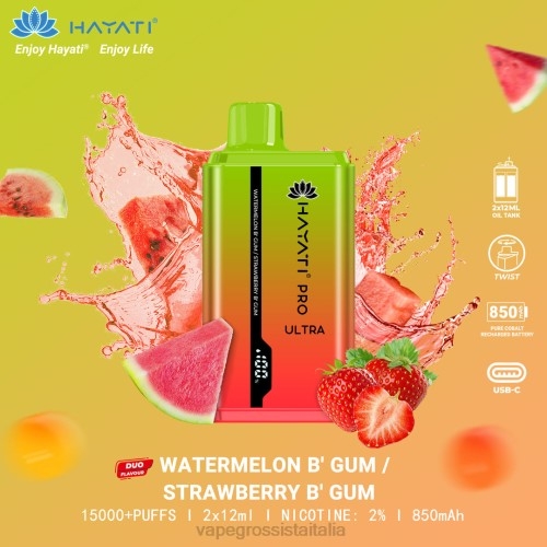 gomma da masticare all'anguria/gomma da masticare alla fragola
