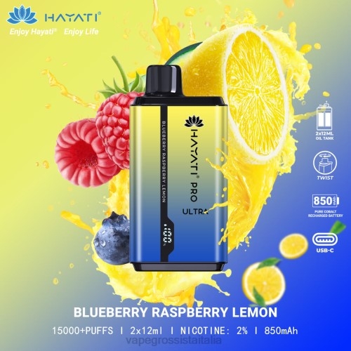 mirtillo lampone limone