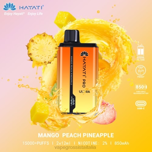mango pesca ananas