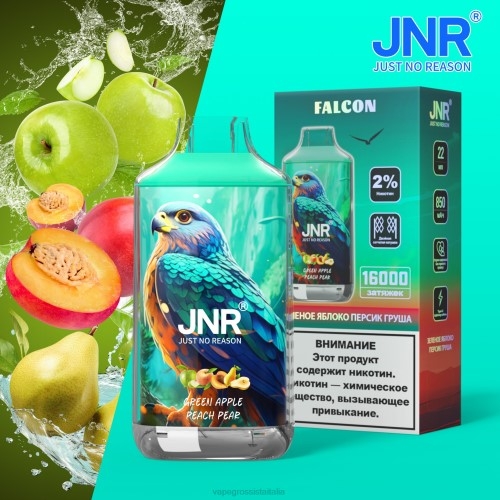 Vape Italia Osimo - mela verde pesca pera V620705 JNR FALCON