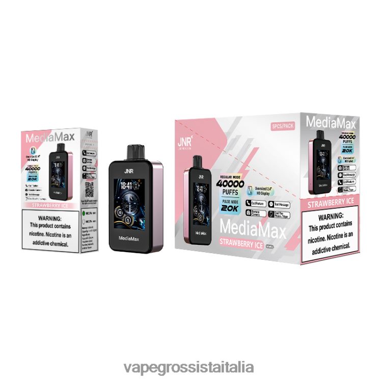 Vape Italia Fano - JNR MediaMax Soffio da 40k B82B6017 ghiaccio alla fragola