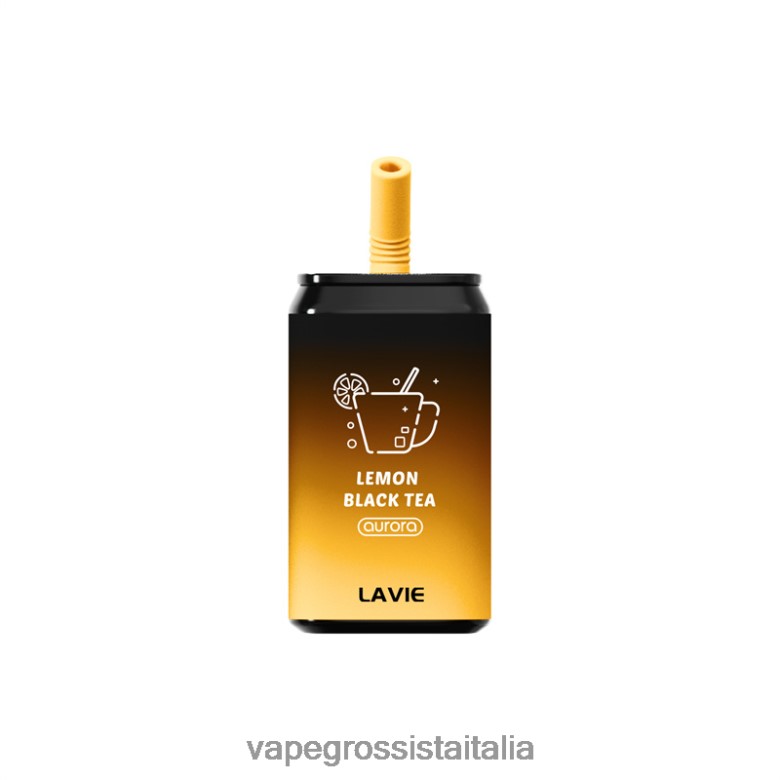 tè nero al limone