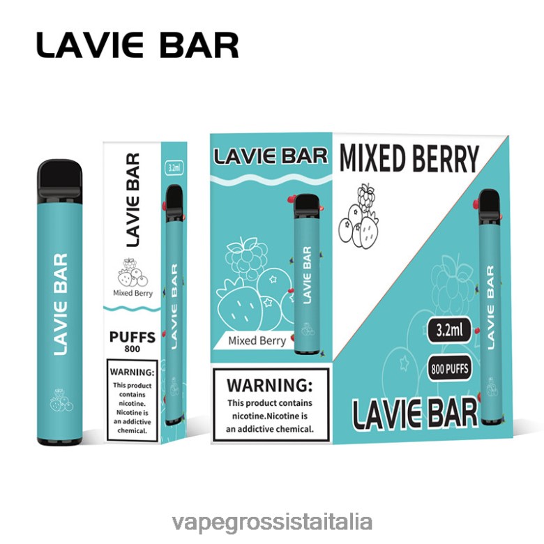 Vape Italia Fano - LAVIE BAR 800 soffi ZP0X2X316 frutti di bosco misti