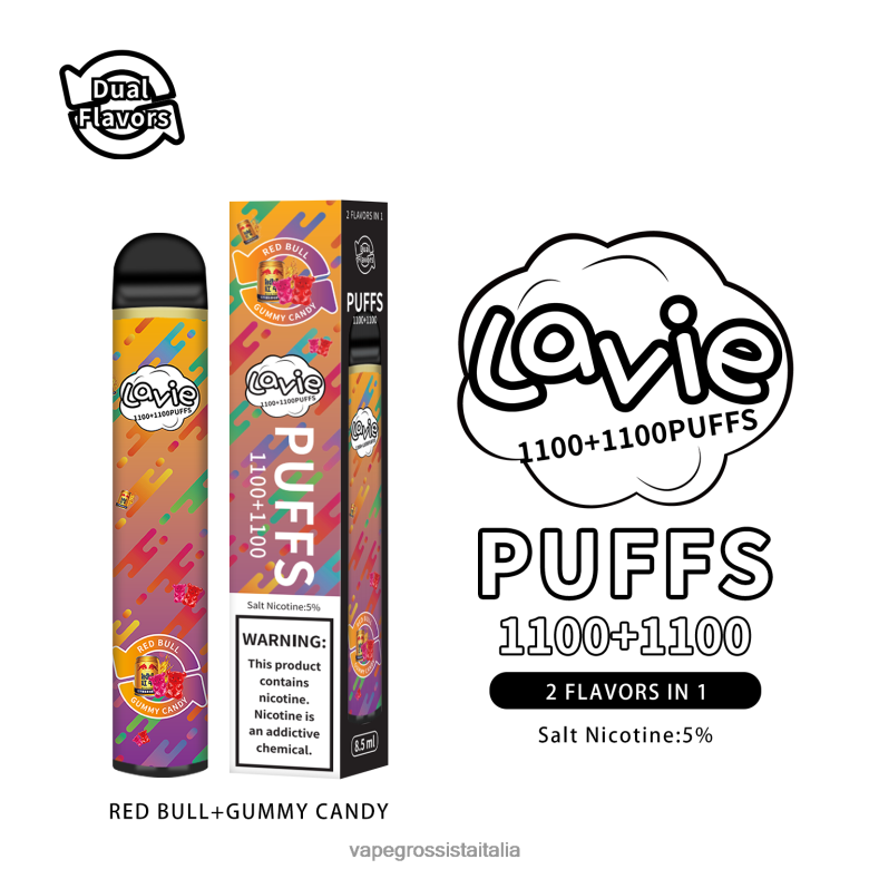 gommose red bull/caramelle