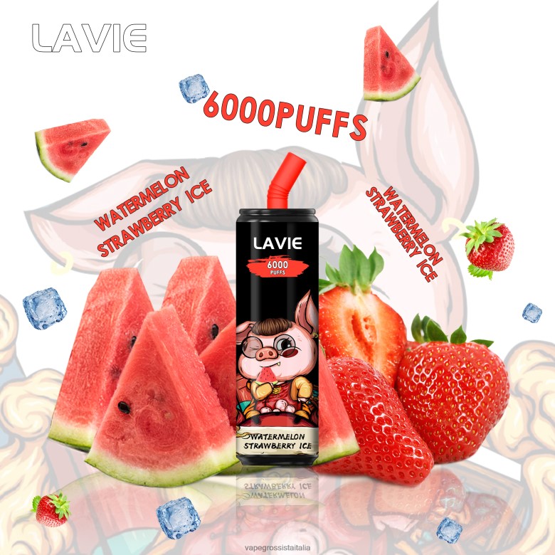ghiaccio alla fragola e anguria