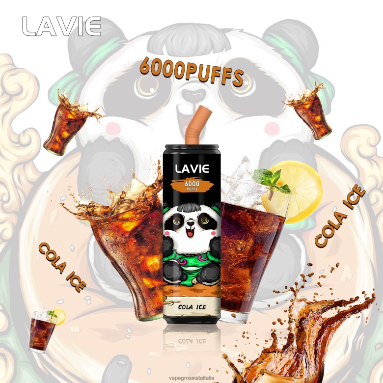 Vape Italia Fano - LAVIE Coke BAR 6000 sbuffi ZP0X2X276 ghiaccio alla cola