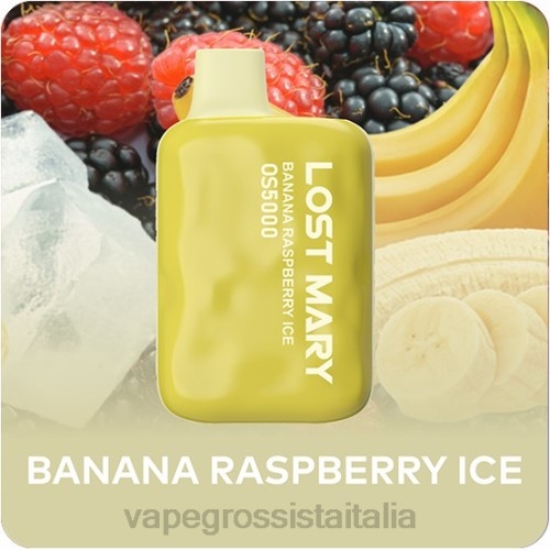 gelato alla banana e lampone