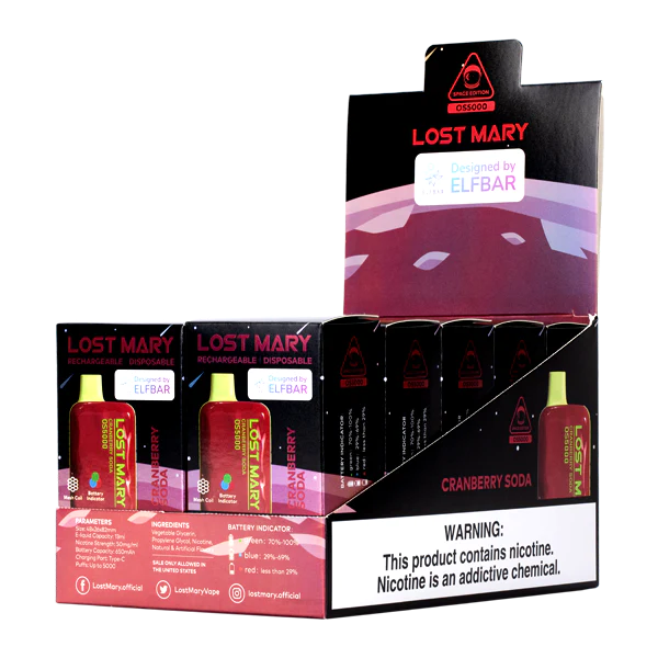 Vape Italia Centro Mirum - soda al mirtillo rosso V620109 LOST MARY OS5000