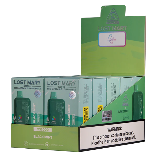 Vape Italia Fano - menta nera V620106 LOST MARY OS5000