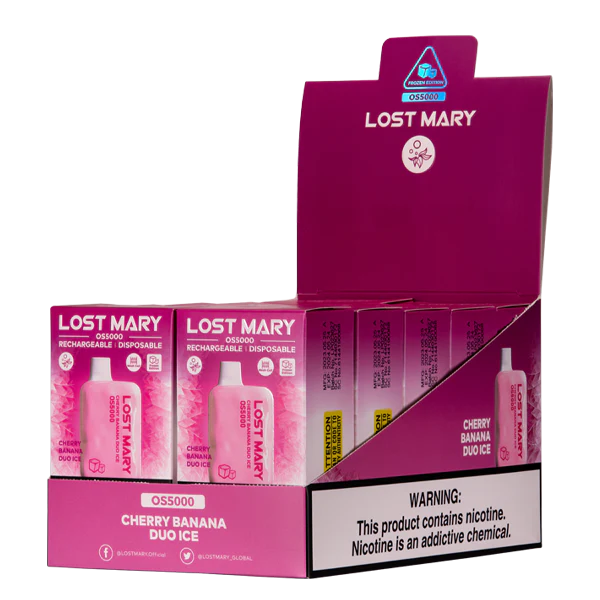 Vape Italia Senigallia - duo di banane e ciliegie ghiacciate V620108 LOST MARY OS5000