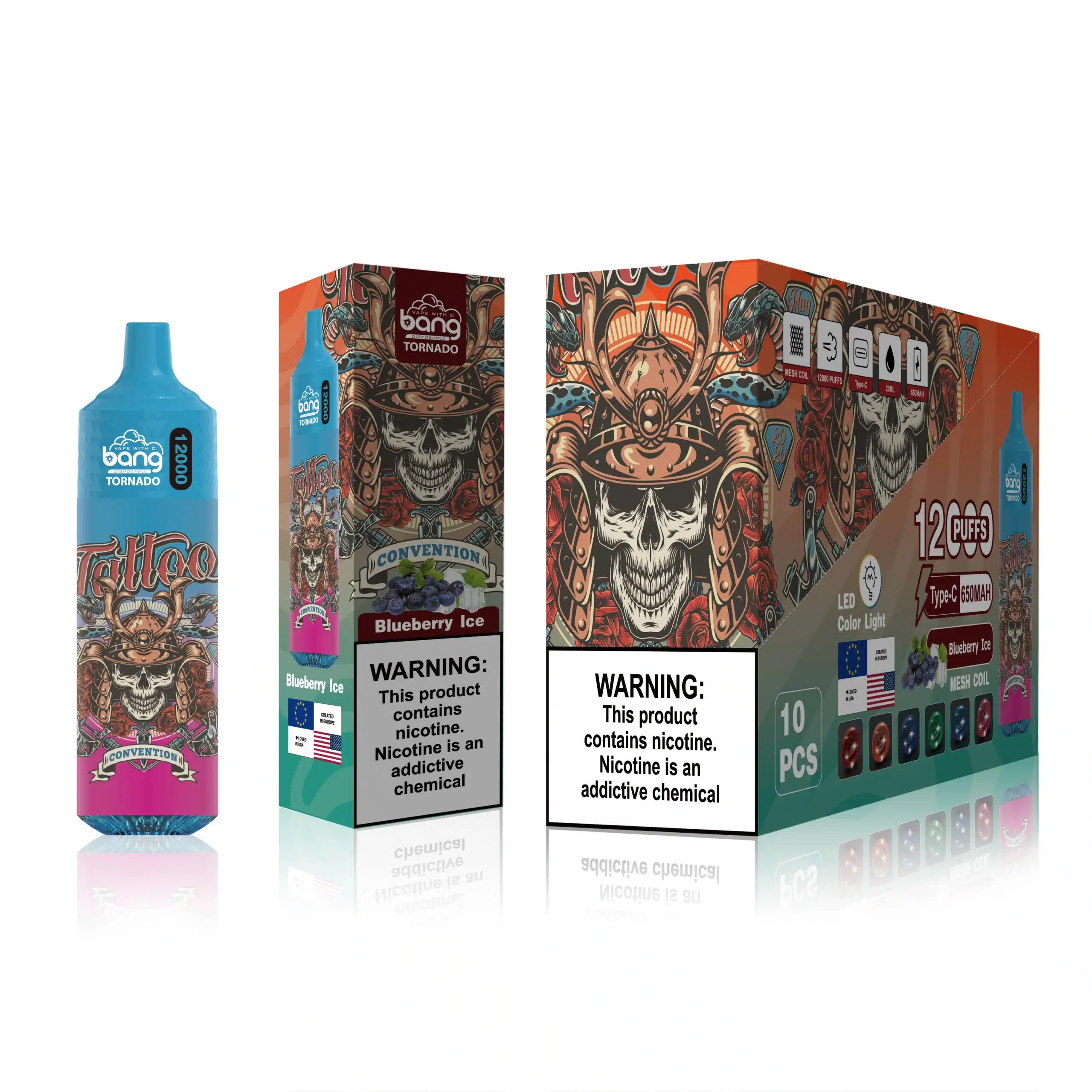 ghiaccio al mirtillo