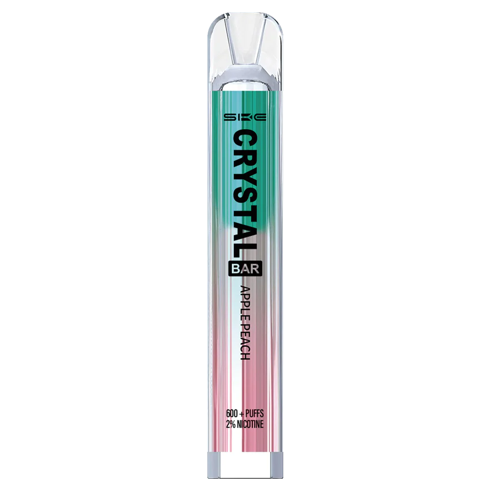 Vape Italia Fano - pesca alla mela V620266 SKE Crystal Bar vaporizzatore usa e getta da 600 puff