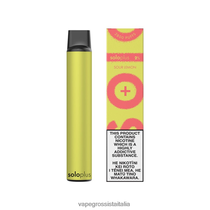 Vape Italia Fano - Solo Plus vaporizzatore usa e getta limone acido JH02236