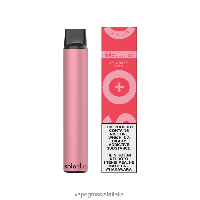 Vape Italia Fano - Solo Plus vaporizzatore usa e getta menta fragola JH02226