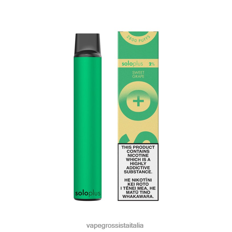 Vape Italia Recensioni - Solo Plus collezione paradisiaca vape usa e getta uva dolce JH02240