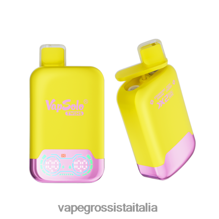 Vape Italia Fano - Vapsolo TWINS vaporizzatore usa e getta banana alla fragola e ciliegia frizzante 8TR48B126