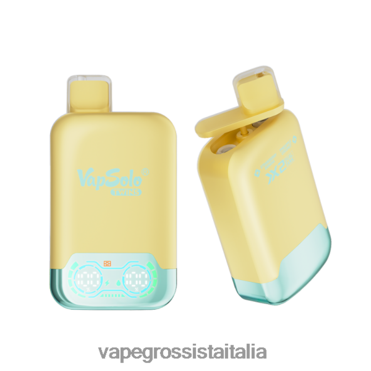 Vape Italia Osimo - Vapsolo TWINS vaporizzatore usa e getta cocco ananas e banana fragola 8TR48B125