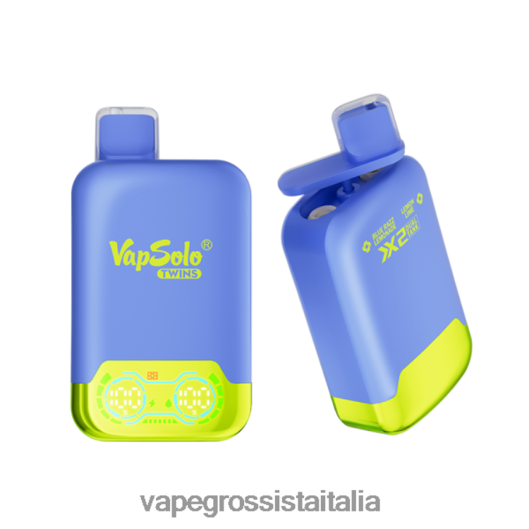 Vape Italia Recensioni - Vapsolo TWINS vaporizzatore usa e getta limonata blue razz e lime al limone 8TR48B120