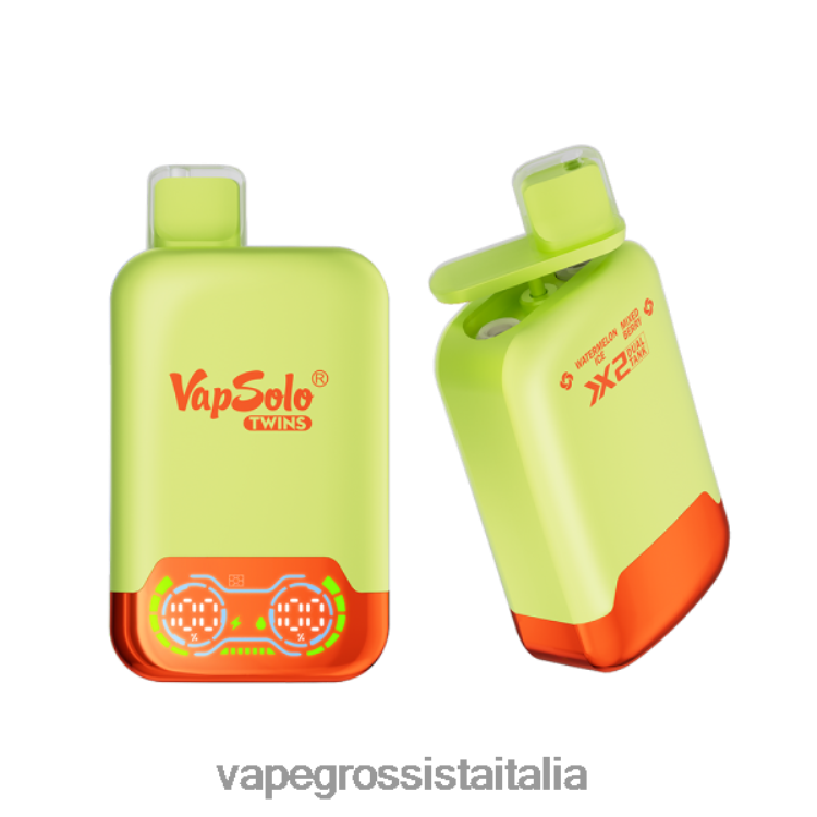 Vape Italia Senigallia - Vapsolo TWINS vaporizzatore usa e getta ghiaccio di anguria e frutti di bosco misti 8TR48B128