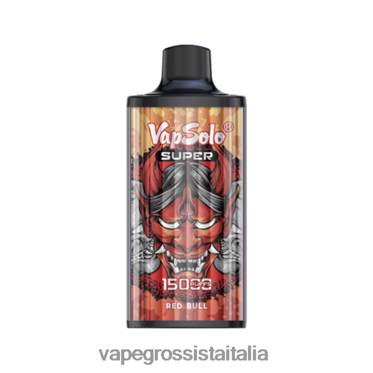 Vape Italia Ancona - Vapsolo SUPER vaporizzatore usa e getta toro rosso 8TR48B114
