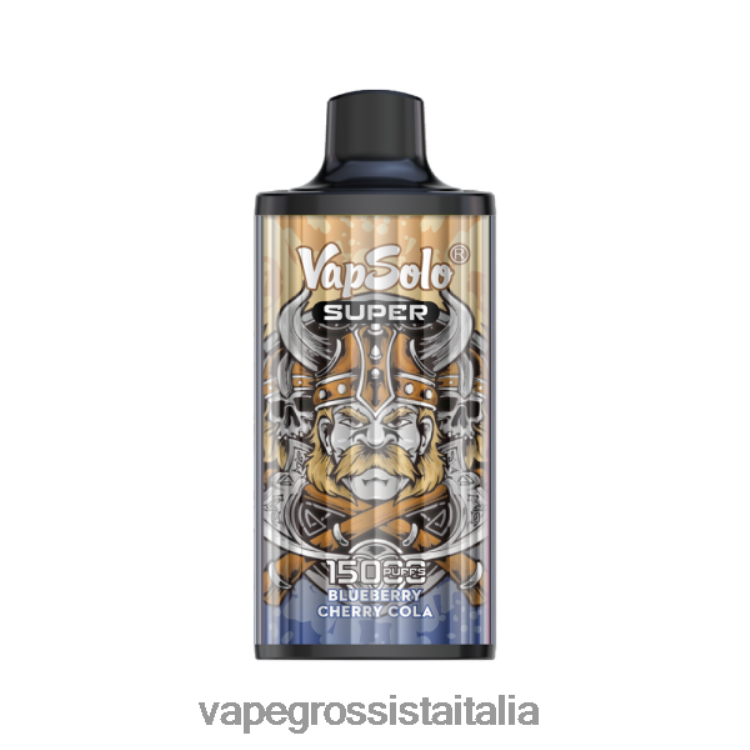 Vape Italia Centro Mirum - Vapsolo SUPER vaporizzatore usa e getta Cola al mirtillo e ciliegia 8TR48B109