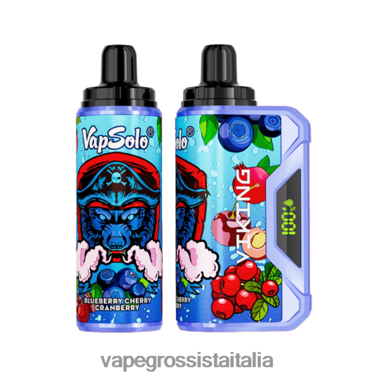 Vape All'Ingrosso - Vapsolo VIKING vaporizzatore usa e getta mirtillo ciliegia mirtillo 8TR48B131