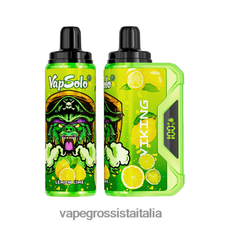 Vape Italia Ancona - Vapsolo VIKING vaporizzatore usa e getta lime al limone 8TR48B134