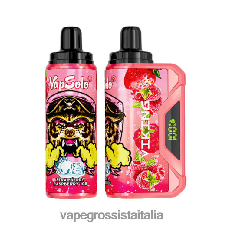 Vape Italia Centro Mirum - Vapsolo VIKING vaporizzatore usa e getta gelato alla fragola e lampone 8TR48B139